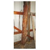 Totem pole, carved pole