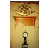 horn/antler sailboat