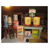 Potato chip & lard/shortening tins