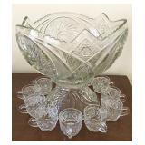 Large punch bowl