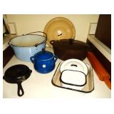 Enamel ware, cast iron
