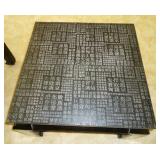 Oriental marble top occasional table