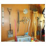 Misc. garden items and tools
