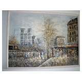 Original large format oil on canvas, signature appears to be that of Caroline Burnett 