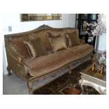Macedonian style living room sofa, down filled - 96x44x45h