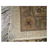 Close-up, back of Oriental rug