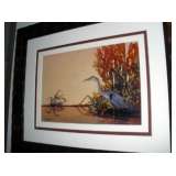 Signed numbered print by artist ...