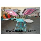 Manual Screen Printing Presses  Houston  Texas www.boldbids.com