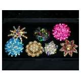 colorful brooches