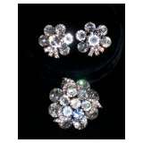 Eisenberg Brooch & clip Earrings