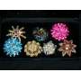 colorful brooches