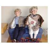 Grandma & Grandpa on Sofa