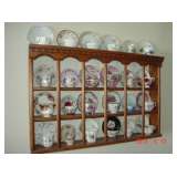 Shadow Box w/Tea Cups/Saucers