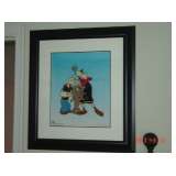 Original Glass Cartoon Plate