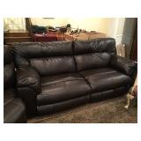 New Leather Sectional with Recliners   