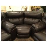 New Leather Sectional with Recliners   