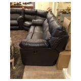 New Leather Sectional with Recliners   
