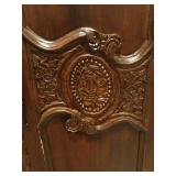 Antique Wood Carved Armoire   