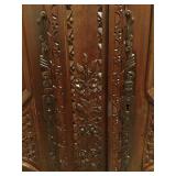 Antique Wood Carved Armoire   