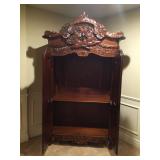 Antique Wood Carved Armoire   