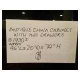 Antique China Cabinet   