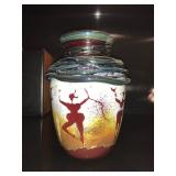 Hand Blown Art Glass Vase Made in Alaska   