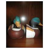 Mallard duck book ends.