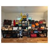 Dozens of 100% authentic designer luxury handbags