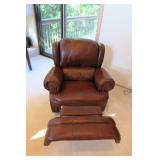 Brown Leather Lay-Z-Boy Recliner 