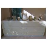 Lacquer 6 drawer dresser from House Of Bedrooms Measures 74