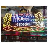 Neon Beer Signs..Budweiser, Modelo, Becks, Miller!!