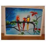 Parakeet Painting