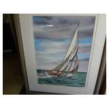 "Schooner on the Reach"