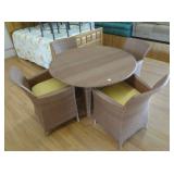 Wicker Chairs & Table