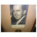 President Nixon autographed phot