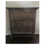 Farmhouse TV Cabinet 74”H x 68”W $395 FIRM PRICE; if interested call (314) 805-6219  