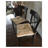 Cross Back Dining Chairs (4) Full price Set/4 $160; if interested (314) 805-6219  