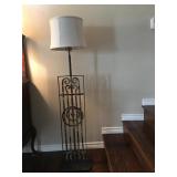 Distressed Iron Floor Lamp 62” High Base is 12” x 24” Full price $125.00; if interested call (314) 8