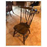 Windsor side chair; set of 4; Height = 36"; Width = 20.5" Depth = 18.75". Full price $250 for the se