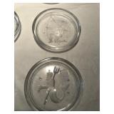 Zodiac saucers (12); Full price = $60 for set of 12; if interested call (469) 952-7132 