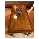 Coffee table; Length = 46"; Width = 21"; Height = 15.5"; Full price $95; if interested call (469) 95