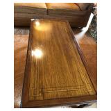 Coffee table; Length = 46"; Width = 21"; Height = 15.5"; Full price $95; if interested call (469) 95