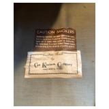 Upholstered sofa and bed (Carl Kisabeth); Length = 68"; Height = 29"; Depth = 36"; Full price $275; 