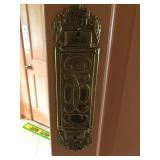 Swinging door push plate; If interested in pricing information call (469) 952-7132 