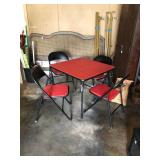 Samsonite card table and chairs; Full price $75; if interested call (469) 952-7132 