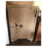 Antique S&G safe; beautiful piece but the safe has been drilled out, so it is decorative only. Full 