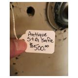 Antique S&G safe; beautiful piece but the safe has been drilled out, so it is decorative only. Full 