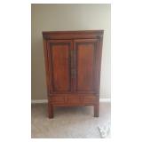 Antique Nimbo Elm and Cypress Wood Cabinet from China 19th Century
