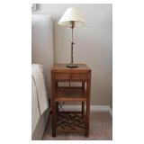 2 Antique Chinese Elm Wood Side Table