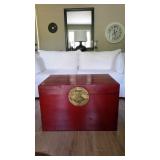 Blanket Trunk, Red Laquer